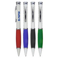 Pearl Lacquered Chrome Pen W/ Colored Grip